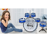 Detské bicie nástroje Jazz Drum - 6 dielne modré