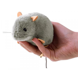 Plyšová sivá myška 13 cm 