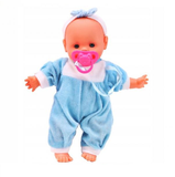 Bábika - Bábätko vo farebných dupačkách s cumlíkom