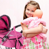 Hlboký kočík pre bábiky Princess s taškou