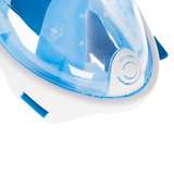 Celotvárová šnorchlovacia maska modrá: veľkosť S/M