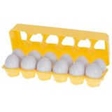 Vajíčka - vkladacie puzzle 12 ks