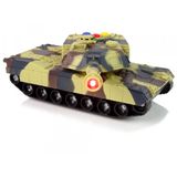 Vojenský tank Moro hnedý so svetlom a zvukom
