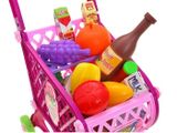 Detský nákupný vozík s potravinami