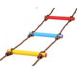 Detský lanový rebrík s farebnými stúpačkami