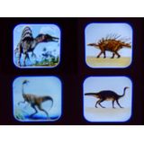 Ručný projektor s farebnými obrázkami dinosaurov