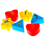 Interaktívny hrnček s kockami žltý