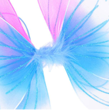 Kostým motýlia víla s krídlami modrý