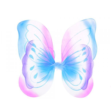 Kostým motýlia víla s krídlami ružovo-modrý