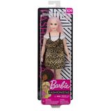 Bábika Barbie v leopardích šatách