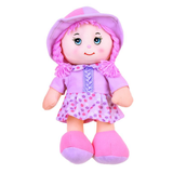Handrová bábika Zuzia v klobúčiku 28 cm
