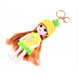 Malá ovocná bábika ananás - žltá