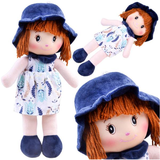 Látková bábika Maja v klobúčiku