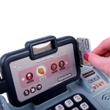 Elektronická registračná pokladňa so smartfónom a doplnkami