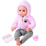 Gumená bábika bábätko s mäkkým bruškom 43 cm