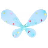 Svietiaci kostým motýlia víla s krídlami modrý