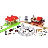 Veľká farma so zvieratami a hospodárskymi strojmi 125 ks