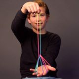 Arkádová hra na pletenie neónovej šnúry