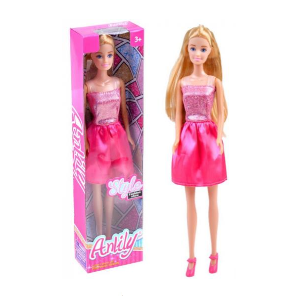 E-shop Bábika Anlily v ružovej sukničke