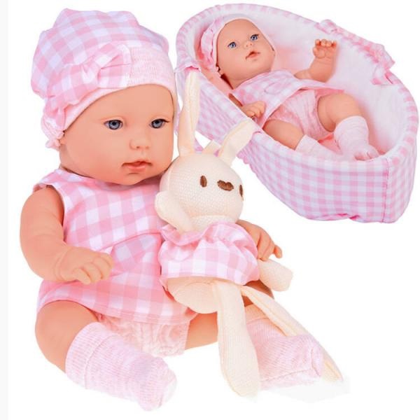 E-shop Bábika bábätko s ružovým zajačikom