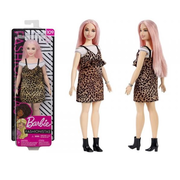 E-shop Bábika Barbie v leopardích šatách