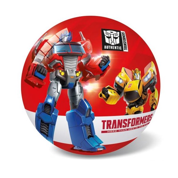 E-shop Červená gumová lopta Transformers 23 cm