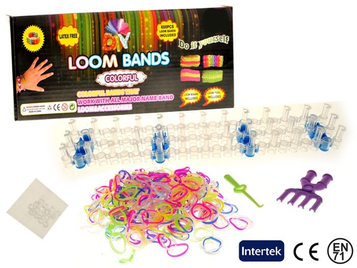 Farebné gumky Loom Bands 600 ks