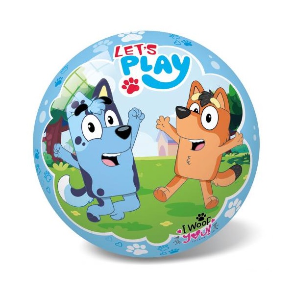 E-shop Gumová lopta Modrý psík a priatelia 14 cm