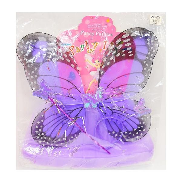 E-shop Kostým motýlia víla s krídlami fialový