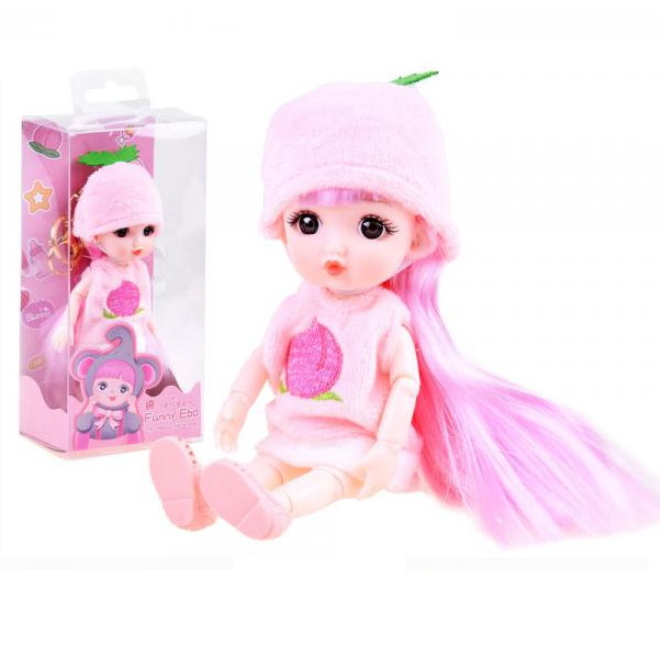 E-shop Malá ovocná bábika broskyňka - ružová