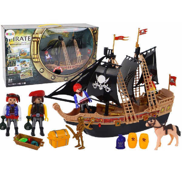 E-shop Pirátska loď s figúrkami pirátov: variant 2