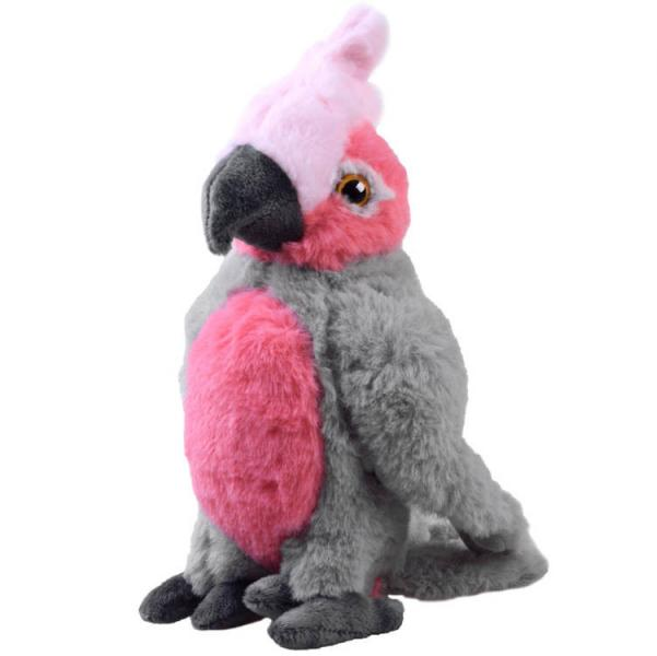 E-shop Plyšový papagáj Kakadu ružový 22 cm
