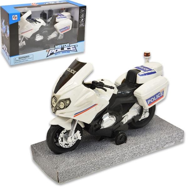 E-shop Policajná motorka so svetlom a zvukom 24 cm