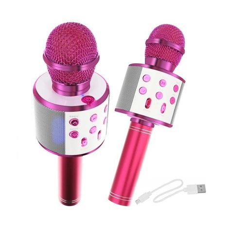Bezdrôtový karaoke mikrofón s reproduktorom