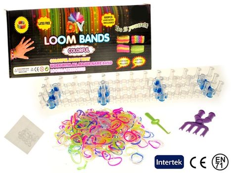 Farebné gumky Loom Bands 600 ks