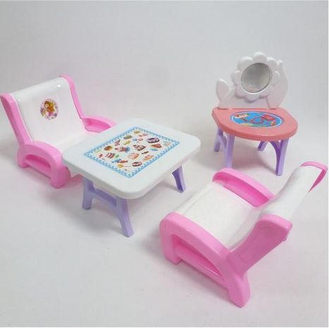 Konferenčný stolík s kreslami pre bábiky