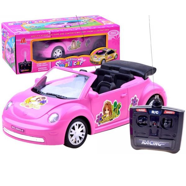 E-shop Ružový kabriolet Garbusek Beetle CABRIO R/C