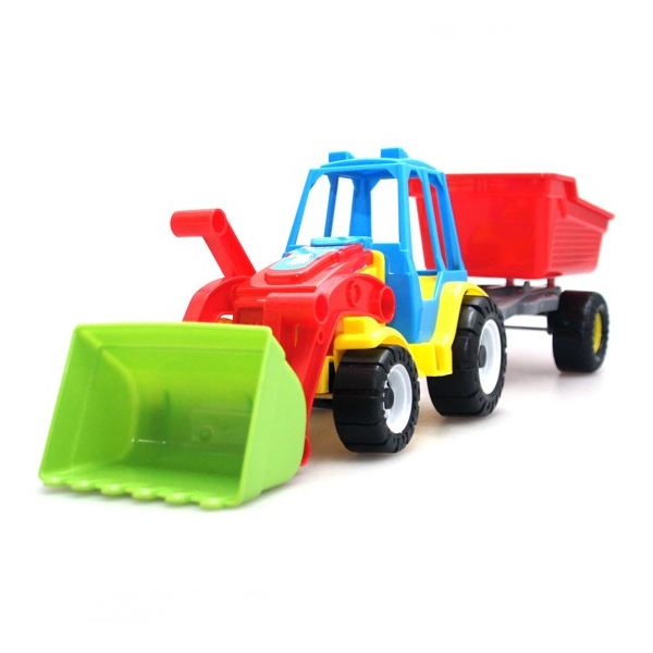 E-shop Traktor nakladač s dvojkolesovým prívesom