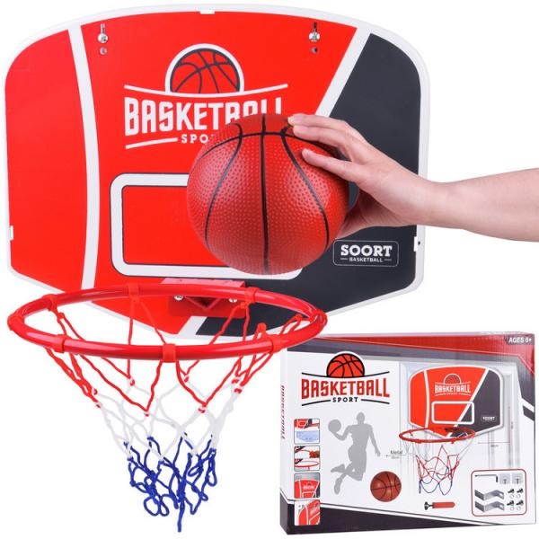 E-shop Veľká basketbalová doska s košom a loptou