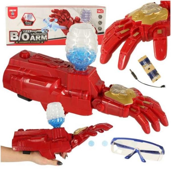 E-shop Vystreľovacia rukavica Iron Man na vodné guličky